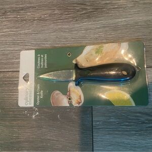 Oyster & Clam Knife with Black Handle